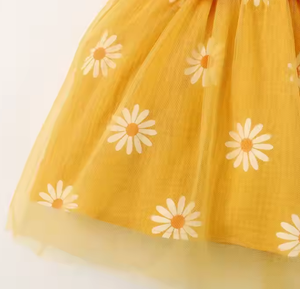 Nuevo Vestido Elegante con Estampado de Margaritas <span class=keywords><strong>para</strong></span> Niñas, Cuello Redondo, Estilo Informal, Ideal <span class=keywords><strong>para</strong></span> Fiestas de Verano, Bodas, <span class=keywords><strong>Primera</strong></span> <span class=keywords><strong>Comunión</strong></span> - Product Image 5