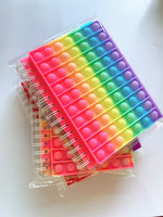 Sac à dos Fidget pour la rentrée scolaire, Sacs Pop It et Cahiers Pop It et Trousse à crayons Licorne, Fournitures scolaires Fidget anti-stress