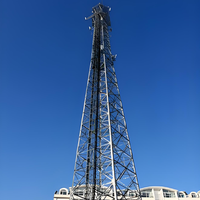 Tour de télécommunication autoportante à 3/4 poteaux |   Pylône de communication en acier galvanisé à chaud Q355