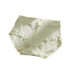 กางเกงในผู้หญิงแบบใหม่ ผ้าไหมน้ำแข็ง ไร้รอยต่อ เอวกลาง ผ้าฝ้ายแท้ ระบายอากาศได้ดี บางเฉียบ ใส่ได้ทุกวัน ทรงฮิปสเตอร์ - Product Image 5