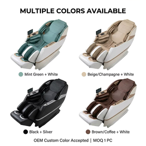 OYEAL New Luxury Modern Style <b>Personal</b> Shiatsu 3D Zero Gravity Chair Green Long SL-Track Foot Rolling Chair - Product Image 2