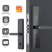 Cerradura Digital Inteligente para Puerta de Hotel y Hogar, Residencia, Aplicación Tuya Smart Life, TTlock, Huella Dactilar, Código, Tarjeta, Wifi