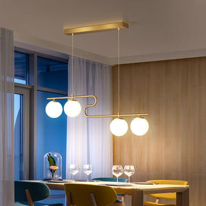 Современная простая люстра в скандинавском стиле с волшебными бобами - Product Image 4