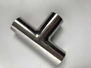 Harga murah dan standar tinggi baja nirkarat sanitasi tiga cara Tee 3A DIN ISO SS304 316 1 "cermin makanan kelas fitting pipa - Product Image 3