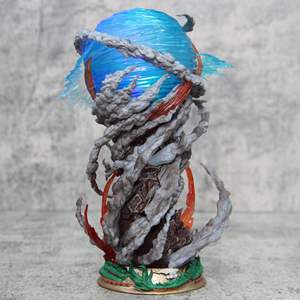 Estatua de Anime de 23CM, Son Gokus Dragon Super Genki Bomb, figura luminosa de Super Saiyan, figura de PVC, modelo de Anime, <span class=keywords><strong>Juguetes</strong></span> - Product Image 2