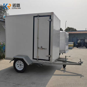 Remorque frigorifique mobile d'extérieur pour la vente <span class=keywords><strong>de</strong></span> glaces, viandes, poissons, boissons et aliments – Idéale pour les camions <span class=keywords><strong>de</strong></span> restauration - Product Image 5