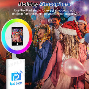 Éclairage Annulaire RGB Universel en Métal pour iPad avec Flight Case, Garantie 2 Ans - Vente Directe Usine, Capacité 15 Personnes, Contrôle Manuel/à Distance - Product Image 4