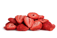 Framboises déshydratées croustillantes en vrac, en copeaux, pour chocolat, lyophilisées, fruits de fraises séchés par congélation, moitiés