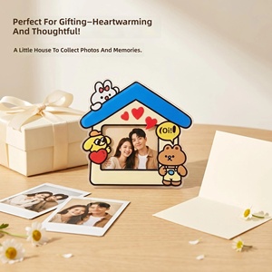 Nouvel Arrivage Cadre Photo en Acrylique Maisonnette <span class=keywords><strong>3D</strong></span> en Relief avec Clip Magnétique Puissant pour Affichage de Souvenirs à Domicile - Product Image 5