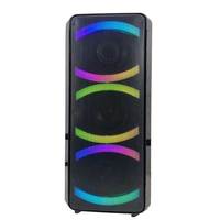 Altavoz Portátil de 70W de Alta Potencia con Batería Integrada, Iluminación LED RGB, Carga Inalámbrica, para Exteriores, Hogar y Fiestas