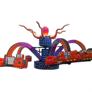Pretpark Manege Kermis Attractie Roterende Grote Octopus Carnaval Rit
