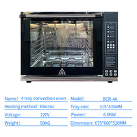 Horno de Convección Comercial con Función de Horno de Convección - Gran Capacidad de 60L, Perfecto para Pan, Pasteles y Pizza