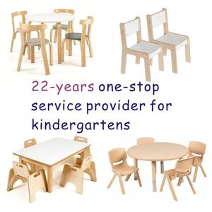 Meubles en bois pour la garde d'enfants EMA Montessori préscolaire Ensemble de table et de chaises pour enfants bon marché Mobilier préscolaire meilleur aménagement de salle de classe vente - Product Image 2