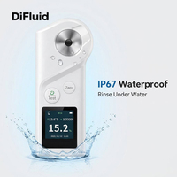 DiFluid Professional Digital Refractometer Brix Sugar Meter Cutting Fluid Tester with IP67 for Coffee Equipment Supplier