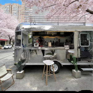 Remolque de Comida Móvil de Acero Inoxidable Totalmente Equipado, Popular para Helados, Comida de Playa, Shawarma, Bar y Hot Dogs - Product Image 2