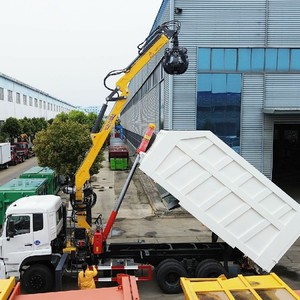Grúa hidráulica plegable Dongfeng de fábrica china para bloques y ladrillos con garra - Product Image 4
