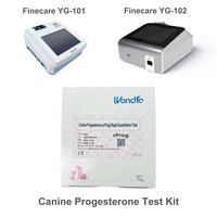 Wondfo Finecare Vet Kit de test de progestérone Chien Test de progestérone Finecare Canine Sang total Progestérone Bandelette de test quantitative