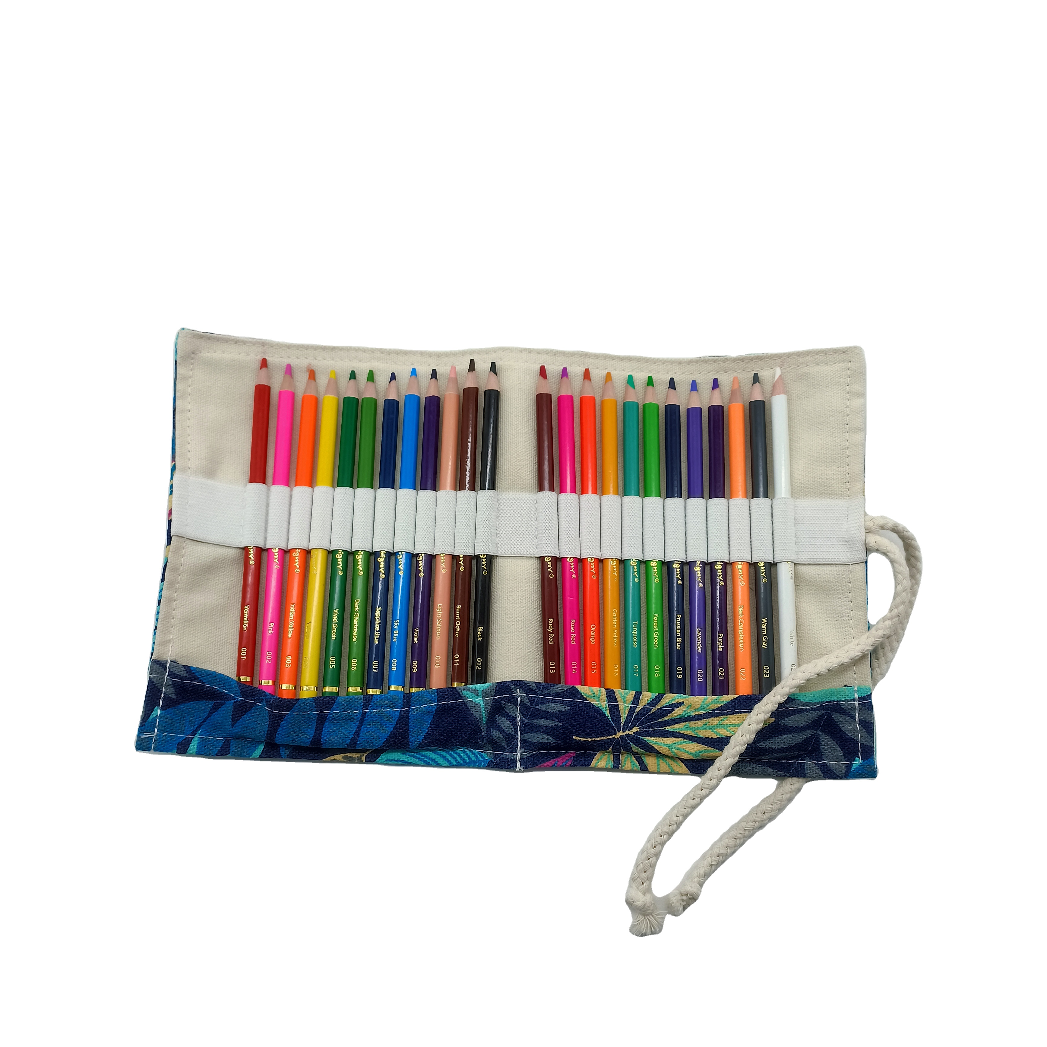 Добиньи для рукоделия Премиум канцелярская бумага для детей 24 штуки цветные карандаши ручной работы Холст Карандаш ролл пленкой Набор цветных карандашей/