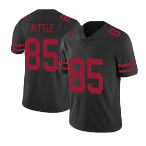 Nuova Collezione San 49 Rivalities # Fede (o Fidanzato) fedele # 13 Purdy # 23 McCaffrey # Maglie da Football Americano Warner 54 Cucite di Alta Qualità - Product Image 5