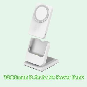 Romvable 5000Mah Power Bankไร้สาย<span class=keywords><strong>ชาร์จ</strong></span> 3 ใน 1 สําหรับiPhone Iwatch Airpodsไร้สาย<span class=keywords><strong>แบ</strong></span><span class=keywords><strong>ต</strong></span>เตอรี่แม่เหล็กด้านหลังพร้อมขาตั้งมือถือ - Product Image 6