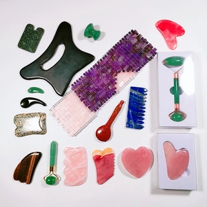 Diy <span class=keywords><strong>Gua</strong></span> <span class=keywords><strong>Sha</strong></span> Meilleurs avantages <span class=keywords><strong>de</strong></span> l'utilisation du rouleau <span class=keywords><strong>de</strong></span> jade pour la beauté - Product Image 6