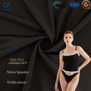ผ้าไนลอน 66% ไนลอน 34% สแปนเด็กซ์ 160gsm ผ้าตัดได้ตามต้องการ-สุดยอดสำหรับเสื้อกล้าม เสื้อซับใน และเสื้อสำหรับใส่ซ้อนกัน - Product Image 1
