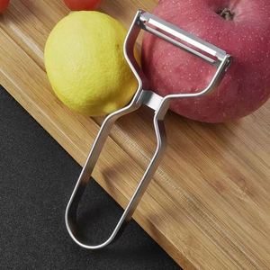 Éplucheur et trancheur de fruits multifonctionnel en acier inoxydable, design créatif pour la cuisine à domicile, utilisation efficace des légumes et des aliments - Product Image 1