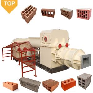 Niedriger Preis Vakuum Extruder Ton Boden Hohlziegel automatische Produktions linie Schlamm Ziegel herstellung Maschine Preis Auto Ziegel Anlage - Product Image 1