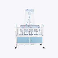 Parc de jeu portable JINS pour enfant, lit de voyage pour bébé, parc de jeu avec porte latérale, berceau en bois pour bébé