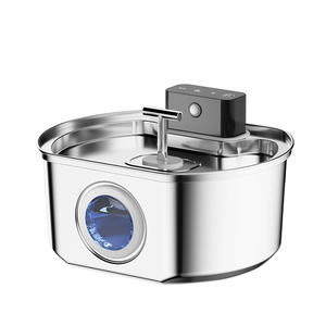 Distributore automatico di acqua per gatti a induzione Wireless Smart eco per animali domestici 304 in acciaio inox Non elettrico acqua per gatti - Product Image 1
