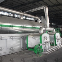 Usine de pyrolyse automatique de pneus usagés avec moteur et entraînement pour la production continue d'huile combustible