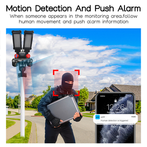 Shenzhen Factory Direct Supply New Design All in One Solar Street <strong>Light</strong> <strong>Camera</strong> 4G PTZ <strong>Security</strong> with Motion Alert for Parking Lot - Product Image 3
