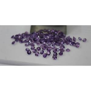 พลอยอะมีทิสต์แอฟริกันทรงกลมเจียระไนแบบบริลเลียนท์ ขนาด 10 มม. น้ำหนัก 2.786 กะรัต แบบมีรอยแตก สำหรับทำเครื่องประดับ - Product Image 2