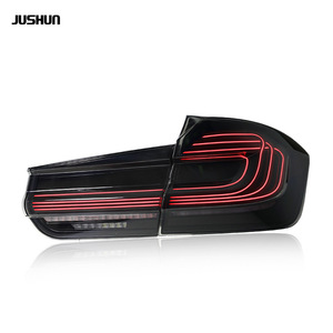 Feux arrière à LED Jushun pour BMW Série 3 F30 style CSL, clignotants séquentiels dynamiques noirs 12V - Product Image 4