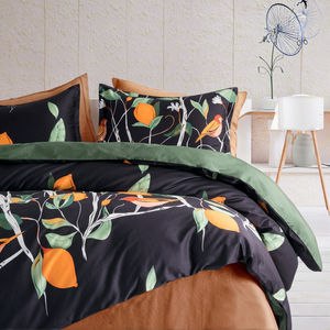 Usine Original doux coton satin ensemble de literie 100% <span class=keywords><strong>pas</strong></span> <span class=keywords><strong>cher</strong></span> <span class=keywords><strong>été</strong></span> simple drap couette couette et housse de couette motif imprimé - Product Image 4