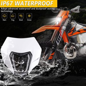 Phare à LED avec <span class=keywords><strong>masque</strong></span> de carénage Hi/Lo Beam DRL pour 2014-2023 <span class=keywords><strong>KTM</strong></span> EXC XCW EXC-F 250 350 450 500 690 SMC-R - Product Image 4