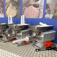 Heavy Duty Food Grade 304 roestvrij staal tafelblad commerciële vleesmolen voor vleesverwerkende fabriek