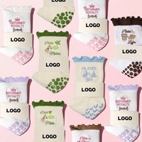 Gym Chaussettes De Luxe Qualité Mode Coton Hommes Crew Chaussettes Broderie Logo Imprimer Gym Chaussettes Personnalisées