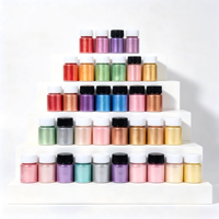 Nouvelle poudre de pigment nacré mica brillant à haute brillance, idéale pour l'impression d'emballages, les paquets de cigarettes, les cartes de vœux de Noël