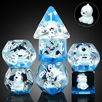 Ensemble de dés polyédriques personnalisés en résine pour D&D, 16 mm, pour le jeu de société Dungeons and Dragons