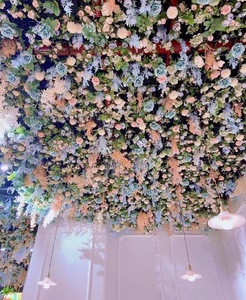 Mur végétal artificiel pour plafond de restaurant, fausse décoration, plante araignée, pteridophytes, verdure tridimensionnelle - Product Image 6