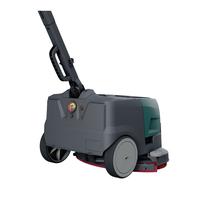 Nettoyeur de sol électrique compact à double brosse CleanHorse K1, machine à laver et à récurer les sols au lithium