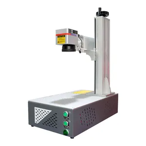 Máquina de gravação a laser de fibra rotativa para armas e joias, portátil, 20w, 30w, 50w, 80w, 100w, Jpt Raycus Mopa M7