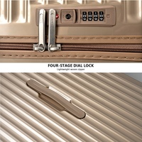 Valise à ouverture latérale de 33 pouces, durable, à coque rigide, avec 4 roues silencieuses à frein, grande capacité, élégante, classique et moderne
