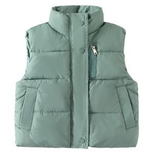 Gilet d'hiver décontracté pour garçons 2026, nouveau style coréen, <span class=keywords><strong>veste</strong></span> <span class=keywords><strong>sans</strong></span> <span class=keywords><strong>manches</strong></span> à fermeture éclair pour enfants, manteau en coton épais, <span class=keywords><strong>veste</strong></span> épaisse - Product Image 5