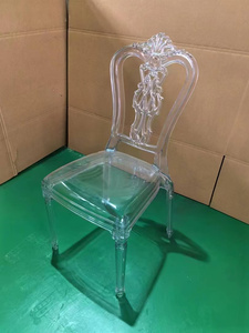 Silla <span class=keywords><strong>de</strong></span> acrílico transparente Prince, sillas <span class=keywords><strong>de</strong></span> banquete <span class=keywords><strong>de</strong></span> plástico para comedor, recepción <span class=keywords><strong>de</strong></span> boda, venta - Product Image 6