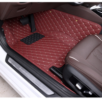 Tapis de voiture en cuir 5D de luxe en gros, ensemble complet durable pour 328i 330i
