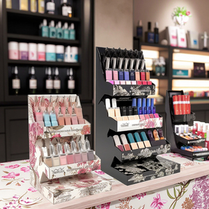 Tùy chỉnh thanh lịch sàn đứng tông kệ trưng bày cho sơn móng tay Sản phẩm làm đẹp-son bóng trang điểm mỹ phẩm chăm sóc da - Product Image 5