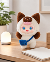 Robot en peluche intelligent de 30 cm avec Wi-Fi, interaction tactile et vocale, compagnon émotionnel, racontant des histoires, yeux LED expressifs