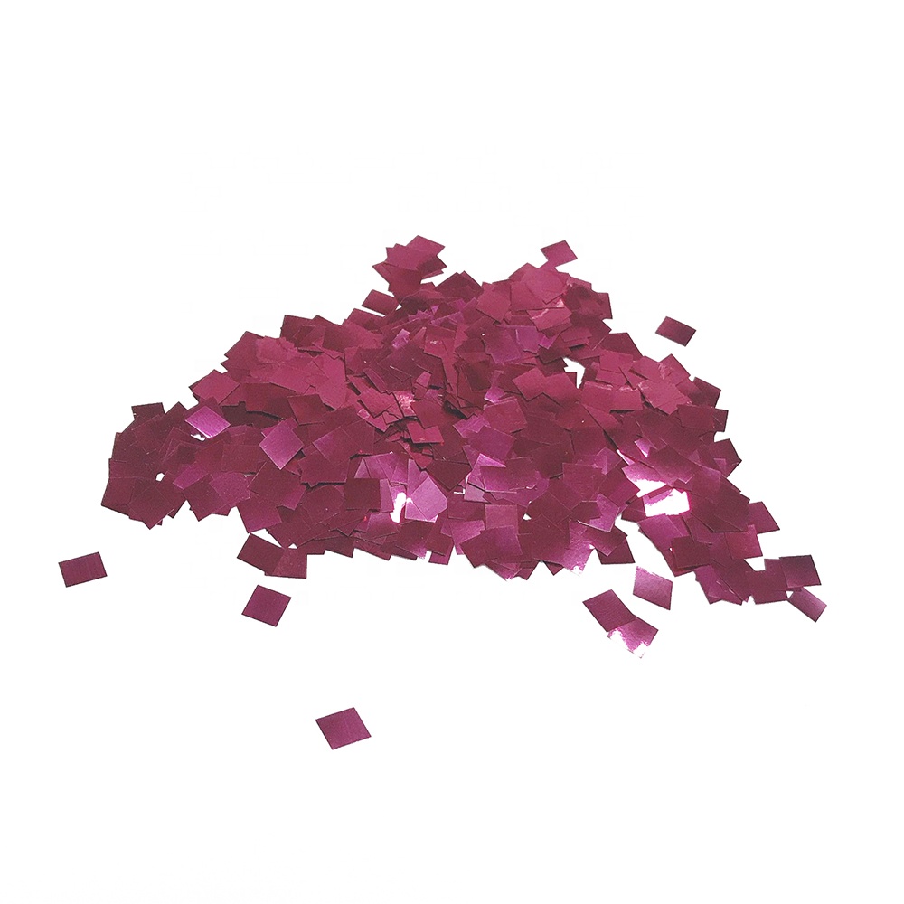 Розовый или синий металлический фольга майлар Снежинка Блестящий конфетти для праздника